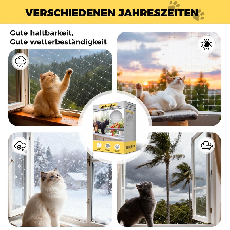 Schleuder Cat Net for Balcony, Bird Nets Bird Protection Net