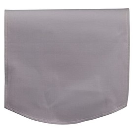 Classic Home Store Half Panama Cotton Standard Chair Back Antimacassar Sofa Furniture Cover (Silver)