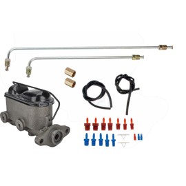 Dual Feed Master Cylinder w/Internal SS Sleeve & Bleeder Kit