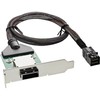 InLine 27656A SAS HD Low Profile PCI Slot Bracket with