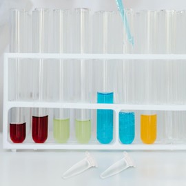 OUNONA Pack of 1000 0.5 ml Reaction Vessels Fabric Capsules Transparent Centrifuge Tubes Made of Plastic Tubes Capsules with Snap Lids for Sample Storage Containers