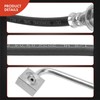 A-Premium Front Passenger Inner Brake Hydraulic Hose Compatible with Select