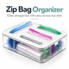 Plastic Food Storage Bag Organizer for Kitchen Storage – Four