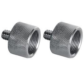 On-Stage MA-125 1/4' Male to 5/8' Female Mic Screw Adapter 2 Pack (Pair)