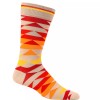 George Men's George Fashion Crew Dress Socks Aztec Red/Yellow/Ora