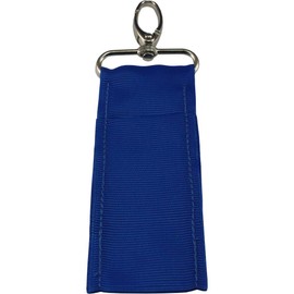 10 Blue RIPSTOP NYLON Lip Balm Holsters LIPSTICK HOLDER WITH Metal Clip