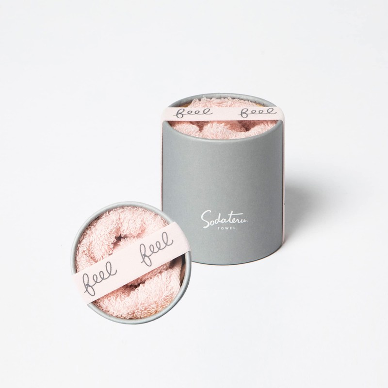 "Feel" Petite Hand Towel: Lotus (Pink)