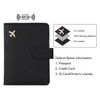 Passport Holder for Travel, Leather Passport Holder with RFID Blocking,