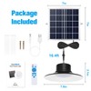 Solar Lights Outdoor, NIORSUN LED Solar Pendant Light 3000K|4000K|5000K| Dimmable
