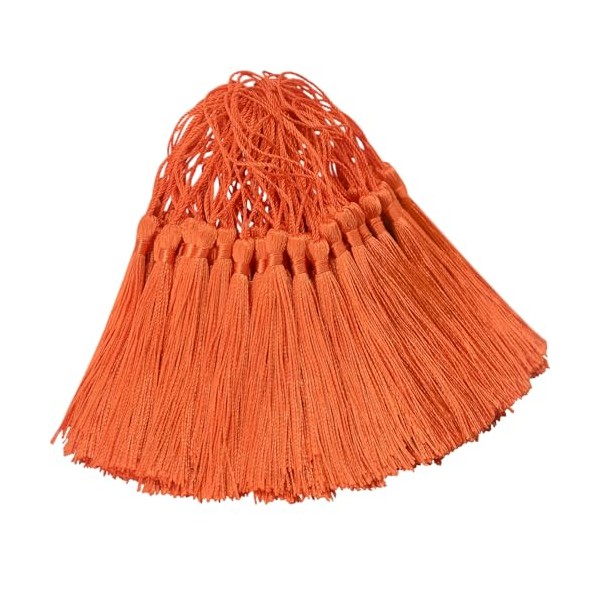 100 Pcs Silky Handmade Craft Tassels Trim Mini Pendant for