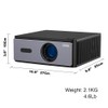 DESS Smart 4K 1080P Home Video Projector, WiFi 6 BT,