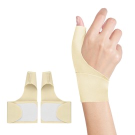 DMNQ 2 x Thumb Bandage, Elastic Thumb CCD Joint Bandage, Thumb Brace, Right, Left, Thumb Orthosis, Effectively Relieve Pain, Joint Swelling for Wrist Splint, Tendinitis, Arthritis