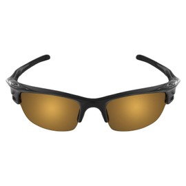 Mryok Polarized Replacement Lenses for Oakley Fast Jacket OO9097-71mm - Bronze Gold
