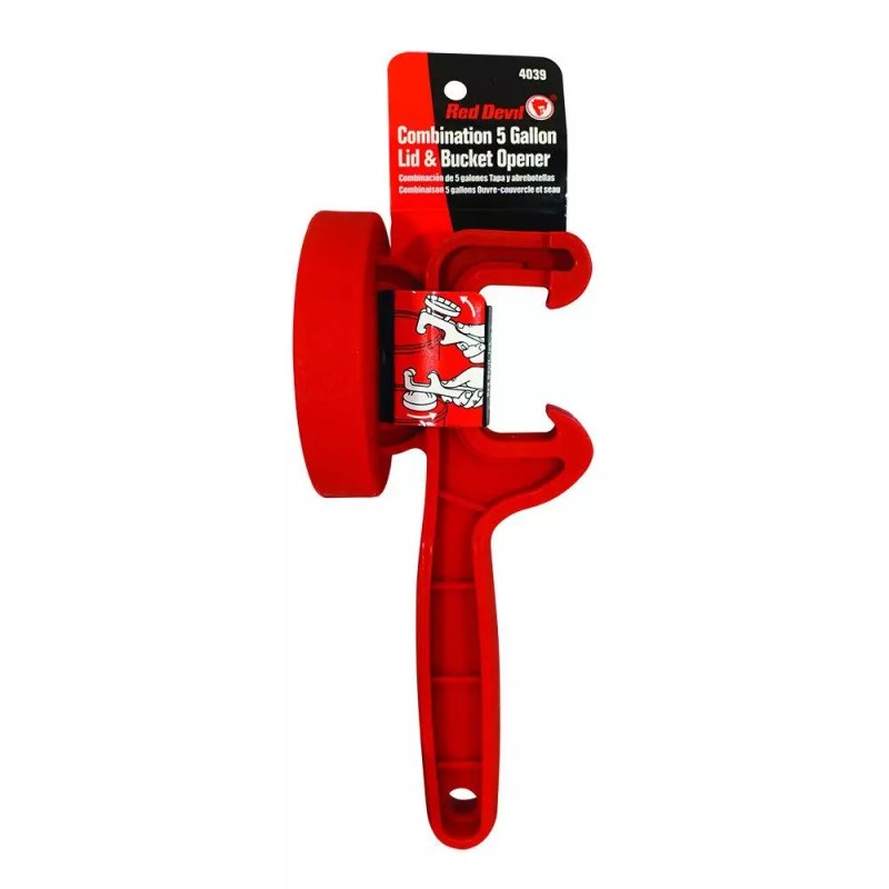 Red Devil 4039 Combination 5 Gallon Lid & Bucket Opener