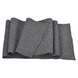 Rebower 21" x 39" Elastic Cuffs Ribbed Trims for Sewing Cotton Fabric Knitted Ribbed Stretch Band, [for Cuffs, Waistband, Collar] - Dark Gray