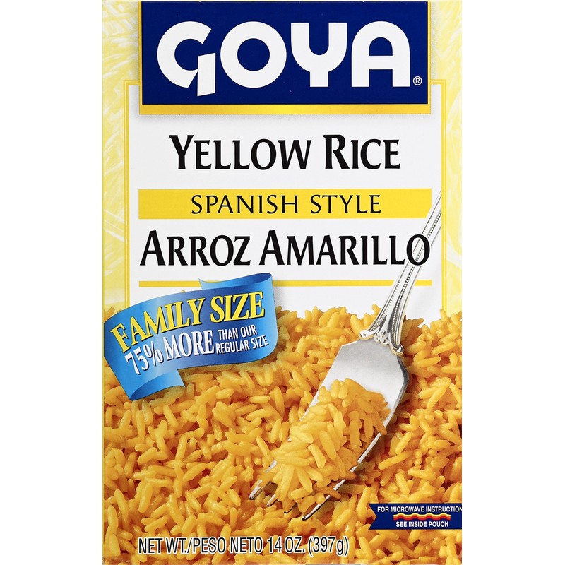 Goya Foods Yellow Rice Mix, Spanish Style, 14 Ounce (Pack