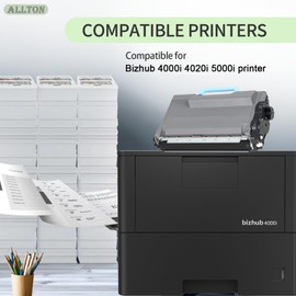 Allton TNP75 TNP76 Black Toner Cartridge TNP-75 TNP-76 Toner Cartridge Compatible for Konica Minolta Bizhub 4000i Bizhub 4020i Bizhub 5000i Printers ACF0032 AFC0033(1-Pack)