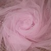 EsiFare Pearl Tulle Table Runner, Tablecloth, Gauze, Stylish, Sheer Gauze