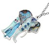 DALANE Enamel Alloy Cute African Elephant Necklace Animal Pendant Novelty