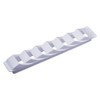Detmar 38535 7-2-5 White Low Profile Louvered Vent