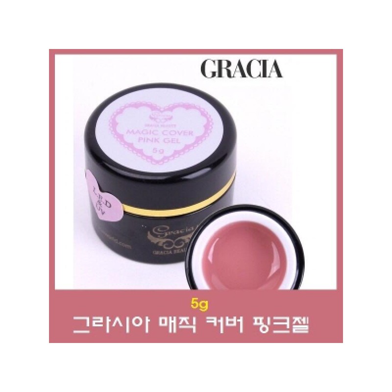 Rose/CGracia 장미시/그라시아 매직 커버 핑크젤 5g/젤네일아트/국가자격시험/ Rose Shi/Magic Cover Pink