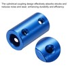 MECCANIXITY Rigid Screw Coupling 7mm to 8mm Shaft Coupler Connector