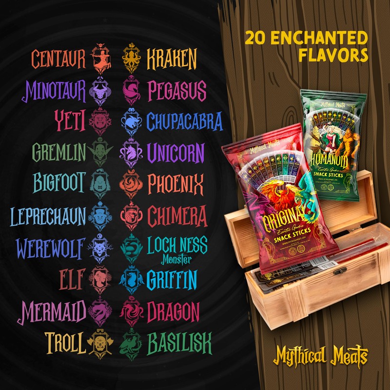 Mythical Meats Deluxe Loot Crate – Indulge in 20 Exotic