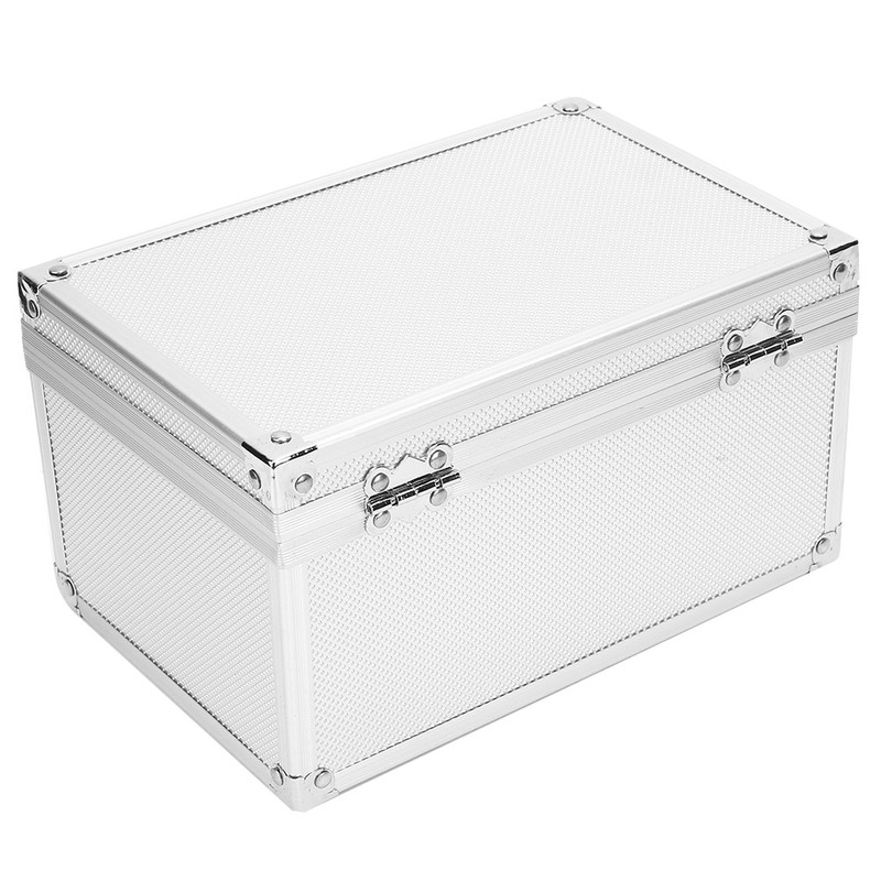 230*150*125mm Aluminum Alloy Toolbox Portable Display Case Instrumentation Box