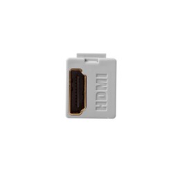 Leviton 40834-W Feed Through, QuickPort HDMI Connector, White