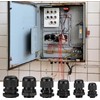 TA-VIGOR 5Pcs NPT3/4 Cable Gland, IP68 Waterproof Adjustable Plastic Nylon
