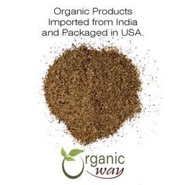Organic Way Premium Black Pepper Powder (Black Tellicherry Peppercorn) - Adds Flavour & Aroma | Organic & Kosher Certified | Raw, Non GMO & Gluten Free | USDA Certified | Origin - India (1 LBS)