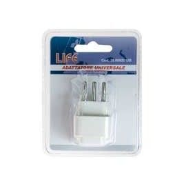 Adaptor Italian Plug 220 V AC - Universal Socket Foreign Blister Packaging