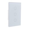 3 Gang Smart WiFi Light Switch Panel Touchable Wireless APP