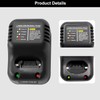 Tnvodejo 7.4V 1.2A 6V 50/60Hz Input 100-240V Li-ion NI-MH Battery