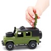 Toyland® 17cm (7") Green DIY Farm Jeep with Multifunctional Screwdriver
