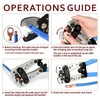 iCrimp Battery Cable Lug Crimping Tool Kit For Copper Lugs