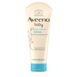 Aveeno Baby Daily Moisture Body Lotion 8 oz Hypoallergenic Gentle Oatmeal