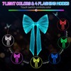 Lumisonata Light up Hair Accessories 7 Colors LED Hair Bow
