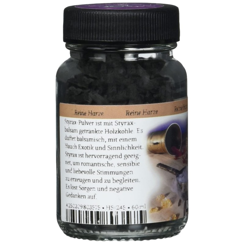 Berk HS-245 Räucherwerk - Styrax Pulver - Reine Harze, 50