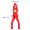 Plastic Pliers, Multifunctional 1000 V Insulated Flat Nose Cutting Pliers,
