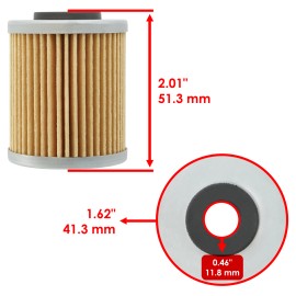 Caltric Oil Filter for KTM 250 Exc-G/Rfs Exc Racing Ex-C Rfs 2002-2005