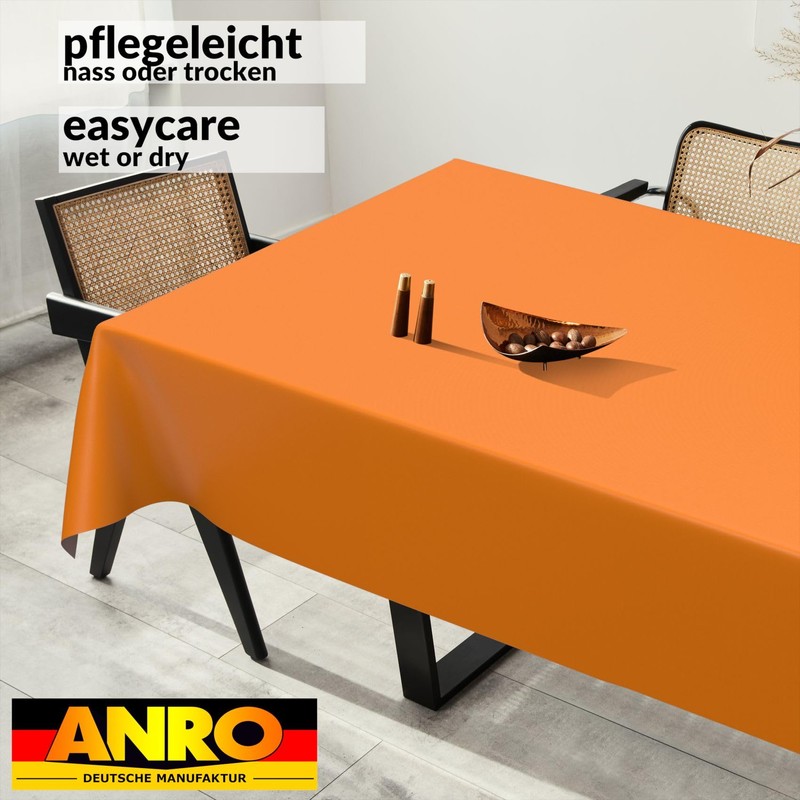 ANRO Oilcloth Tablecloth, Washable, Oilcloth, Garden Tablecloth, Outdoor, Indoor, 140