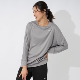 Fila 312060 Women's Fitness Wear, Sportswear, Top and Bottom Set, gray