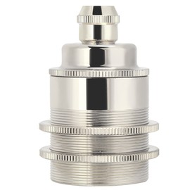 Vintage Style Copper E27 Base Lamp Holder DIY Accessories for Chandelier Table Floor LightChrome Color