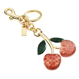 Cherry Keychain Cute Resin Cherry Bag Purse Charms Keyring for Women Handbags Cherry Accessories-pink B