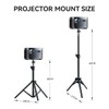 Gwezmxs Projector Stand Height Adjustable 32-60 cm, Projector Tripod 1/4