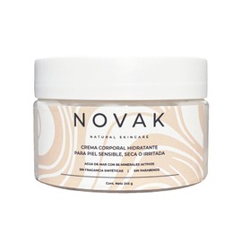 Crema hidratante piel sensible, seca o irritada, Marca Novak, 245 gr