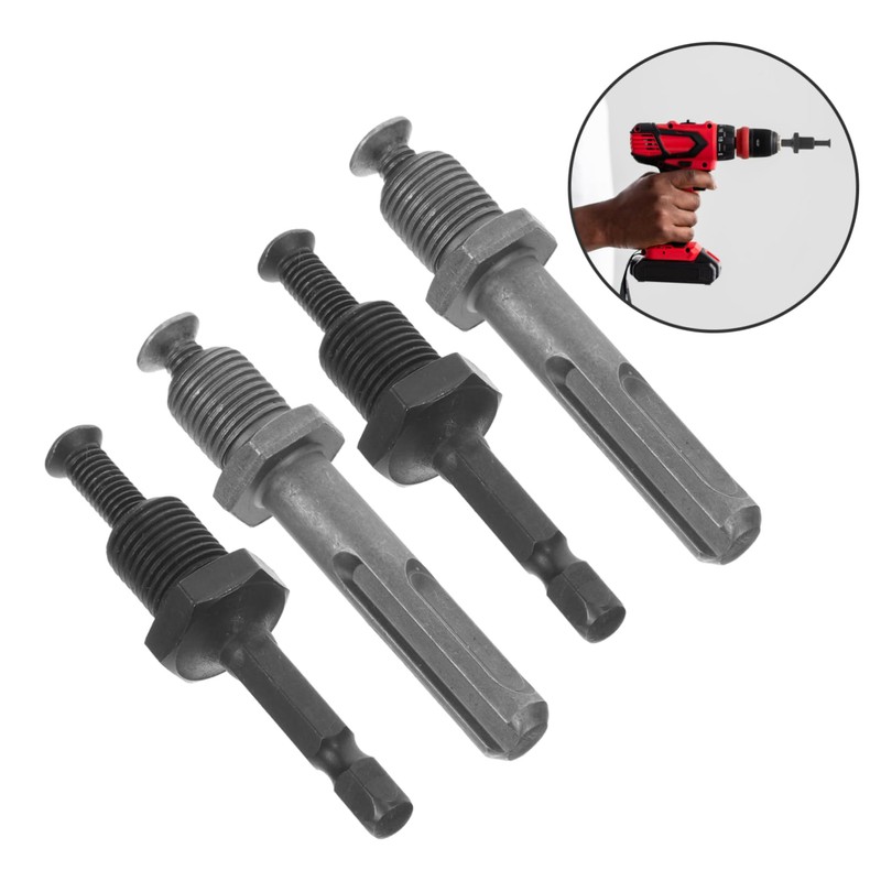 Operitacx 4 Piece Impact Wrench Socket Adapter High Carbon Steel