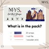 MYSc Gel Nail Wraps (Inkwell Blue) Semi-Cured Gel Nail Wraps,
