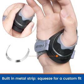 CMC - Soporte estabilizador de pulgar para osteoartritis, apoyo para alivio de lesiones de dolor de artritis, férula de espica para mujeres y hombres (mano derecha, mediano, 7 3/4 pulgadas - 8
